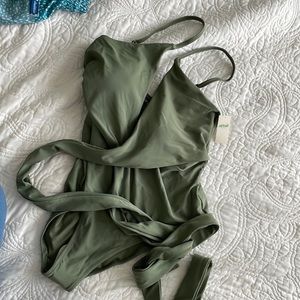 NWTS Aerie Wrap One Piece Swimsuit